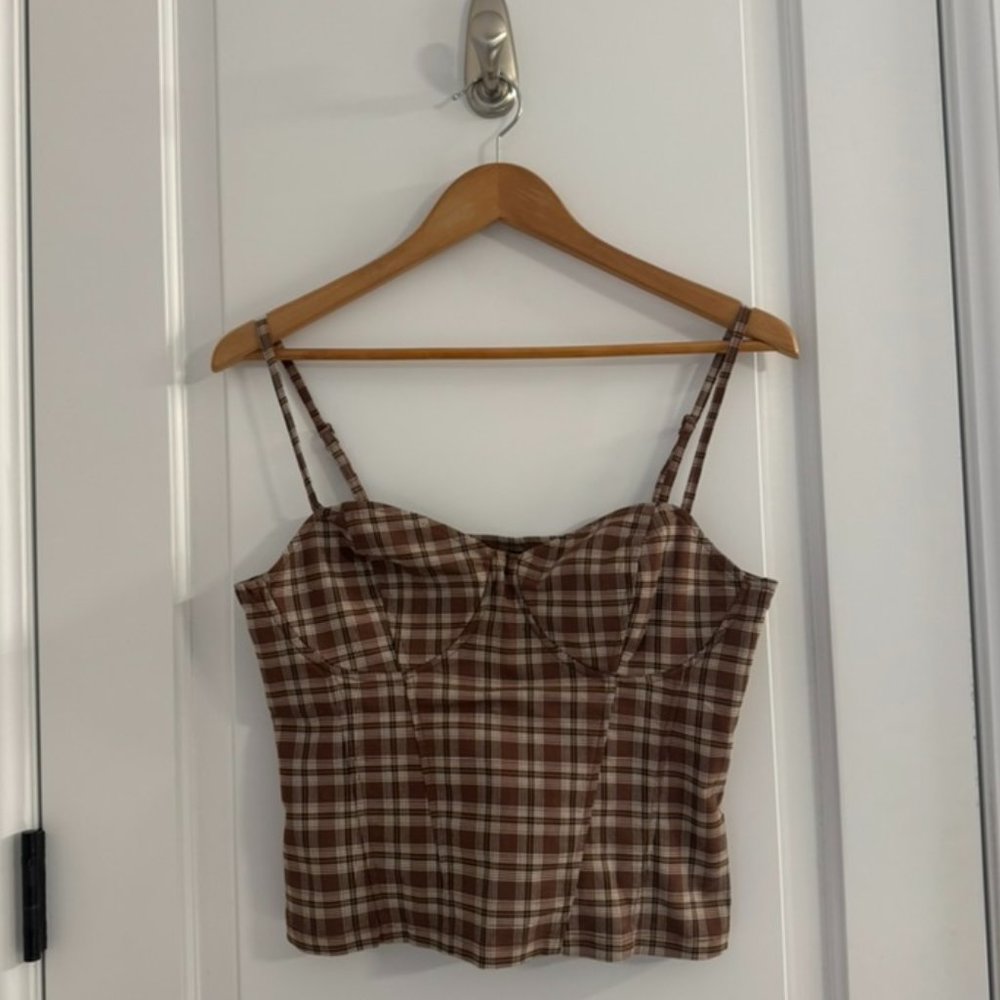 Plaid Preppy Top